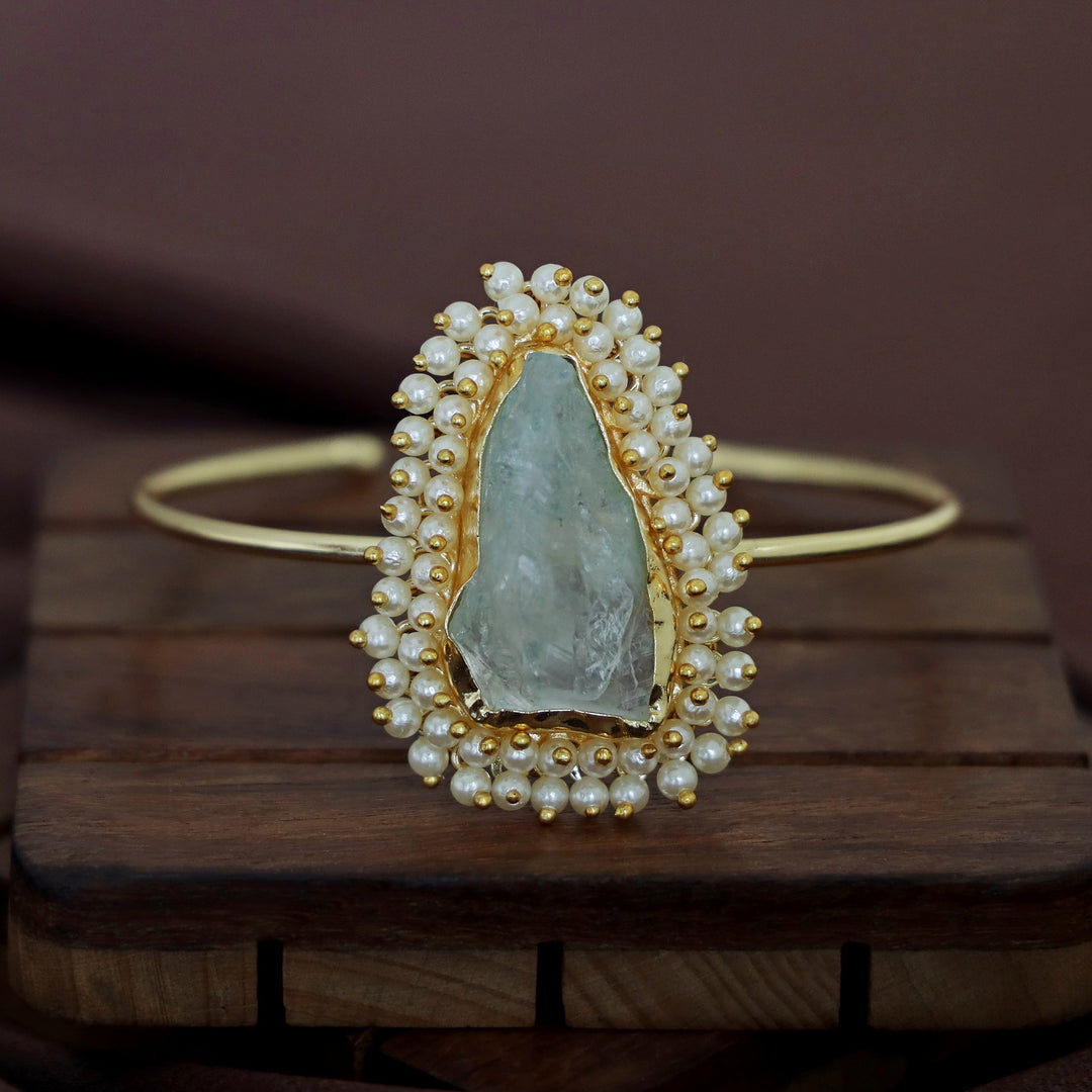 One Stone Raw Stone Bangle (Colour Options)