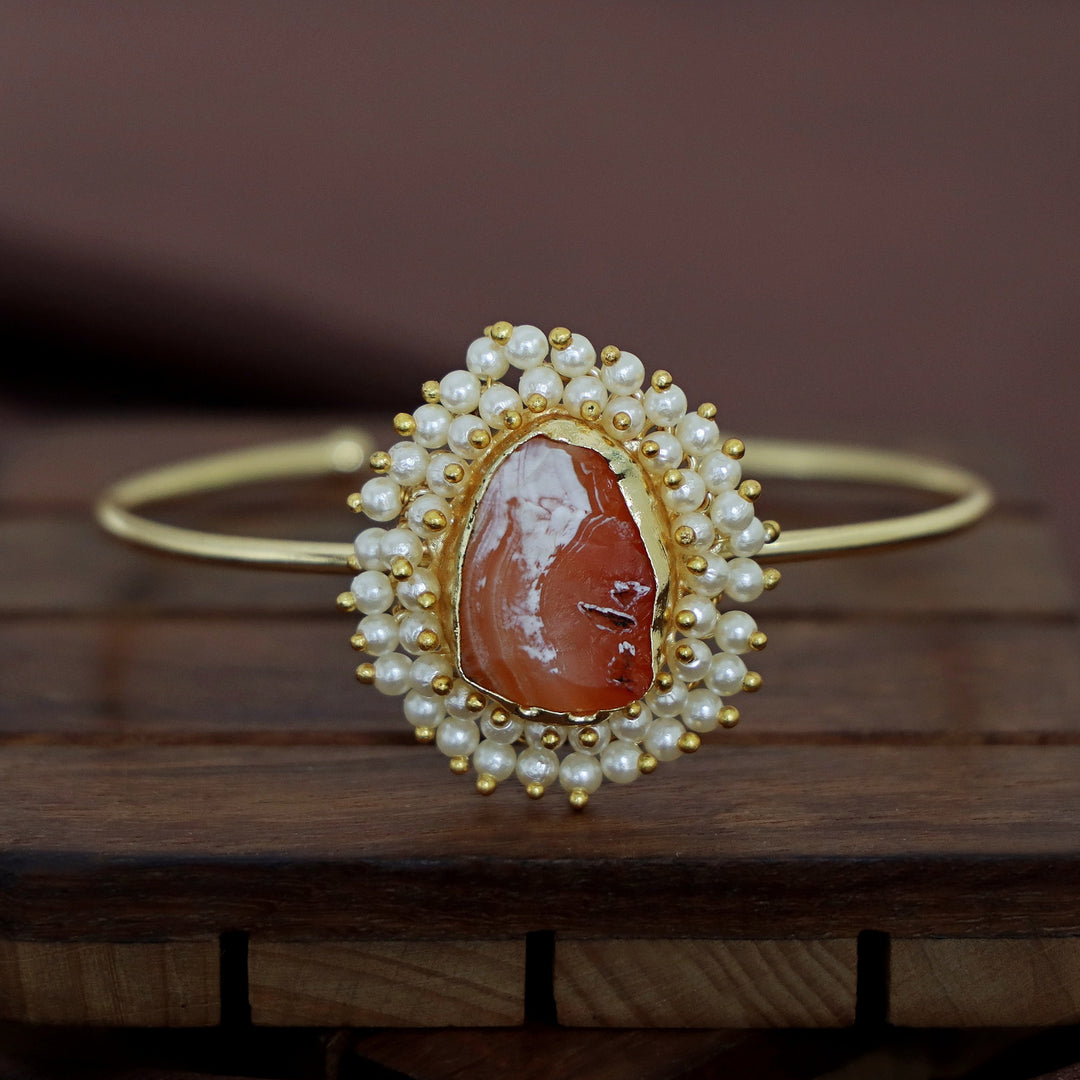 One Stone Raw Stone Bangle (Colour Options)