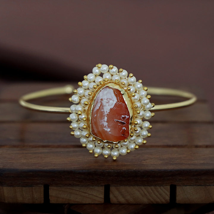 One Stone Raw Stone Bangle (Colour Options)