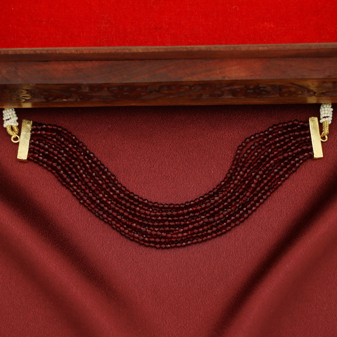 Niara Layered Onyx Bead Choker