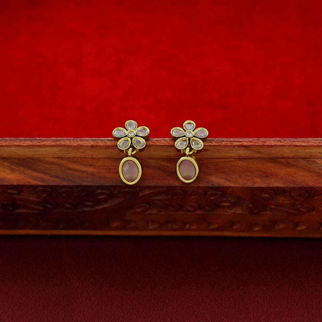 Hiya 2 Layer Blossom Flower Neckpiece With Earring