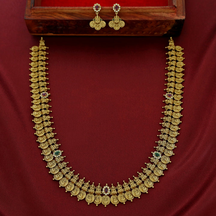 Premium Indradhwaja Devi Kashi Neckpiece With Earring