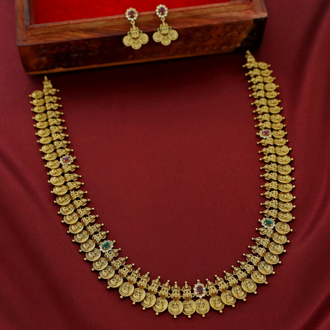 Premium Indradhwaja Devi Kashi Neckpiece With Earring