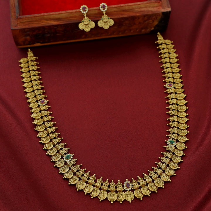Premium Indradhwaja Devi Kashi Neckpiece With Earring
