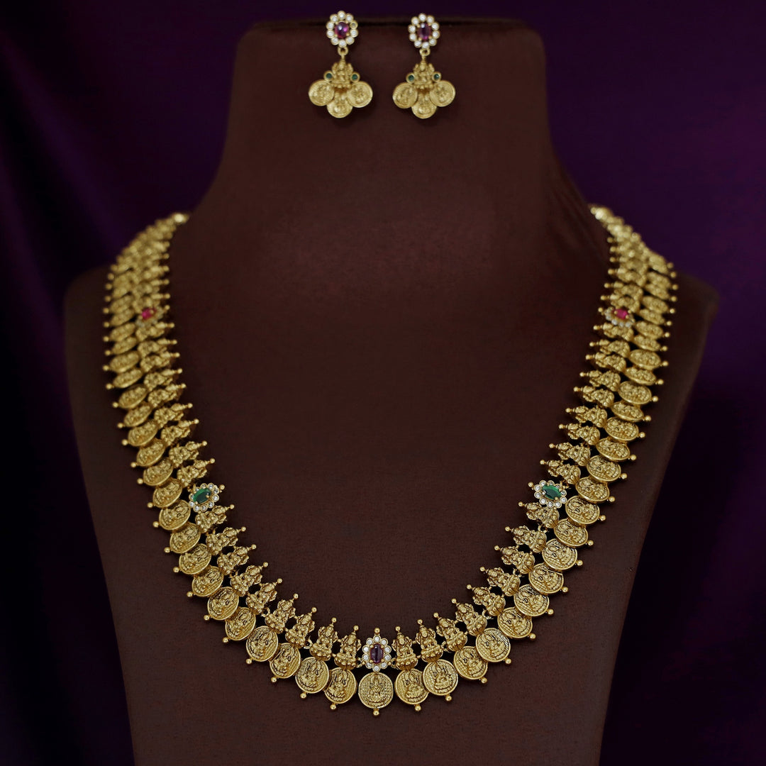 Premium Indradhwaja Devi Kashi Neckpiece With Earring