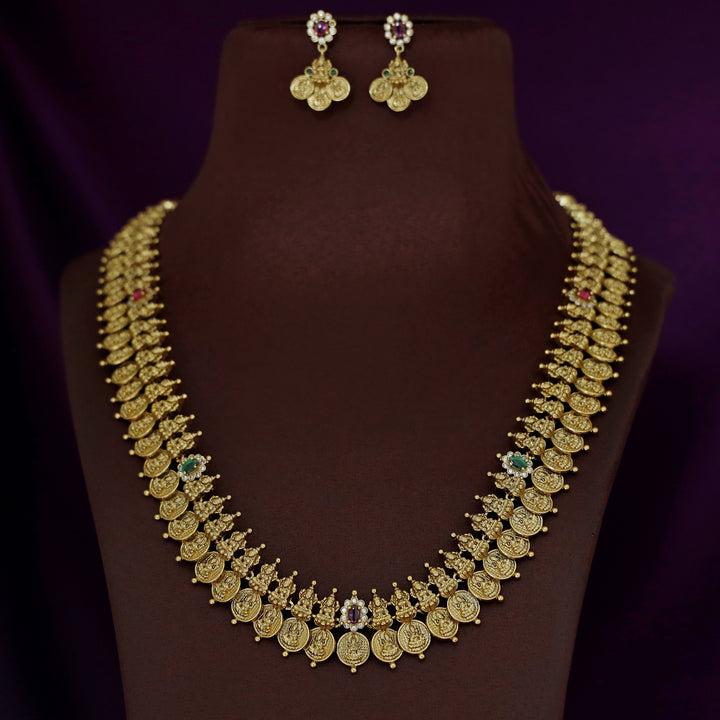 Premium Indradhwaja Devi Kashi Neckpiece With Earring