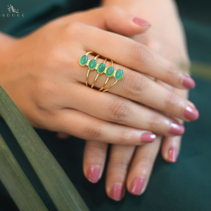 Yanira 4 Layer Glossy Ring