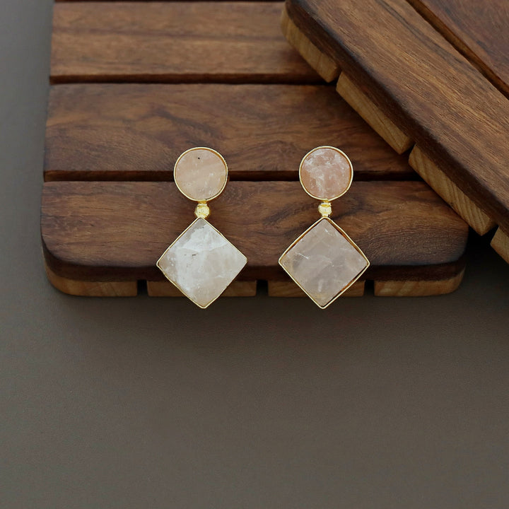 Round & Diamond Earring
