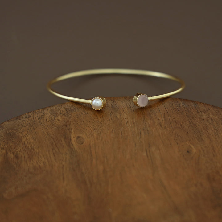 Keina Dual Round Glossy Bangle