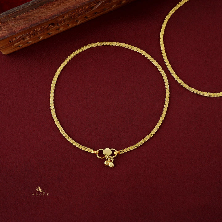 Laasya Golden Anklet