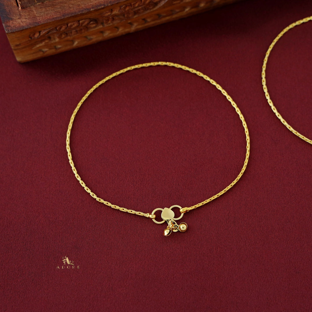 Laasya Golden Anklet
