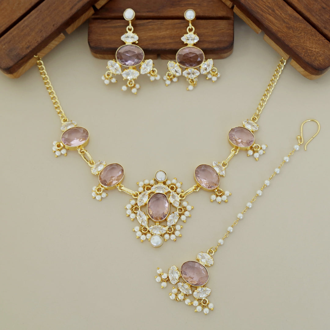 Serenity Golden Pearl Oval Glossy Combo