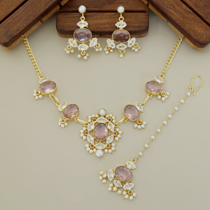 Serenity Golden Pearl Oval Glossy Combo