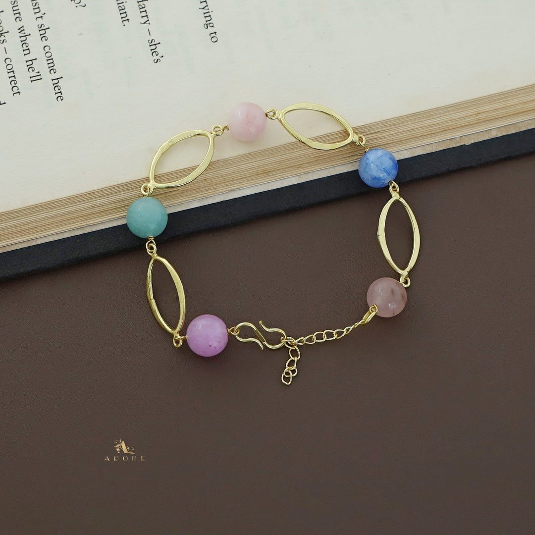 Mineralia Oval Beads Bracelet