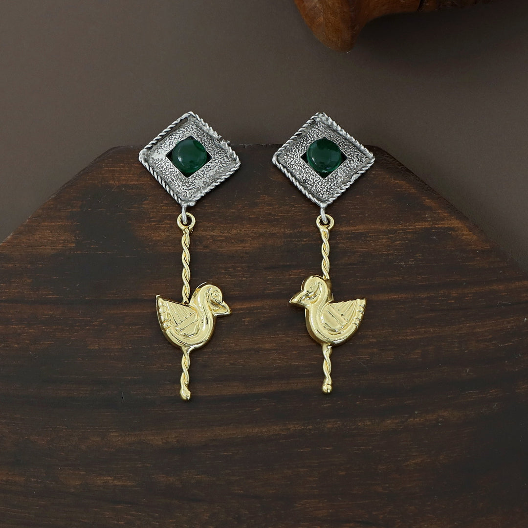 Celestia Dual Tone Earring