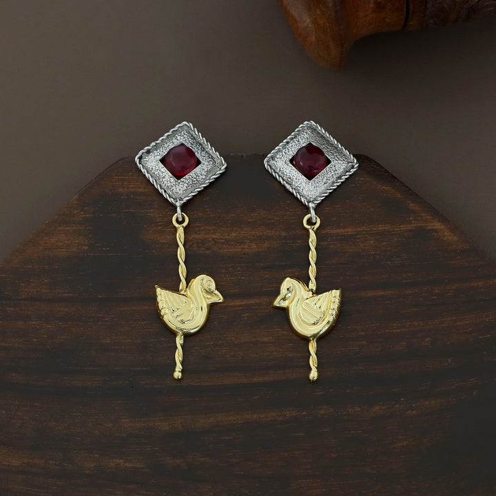 Celestia Dual Tone Earring