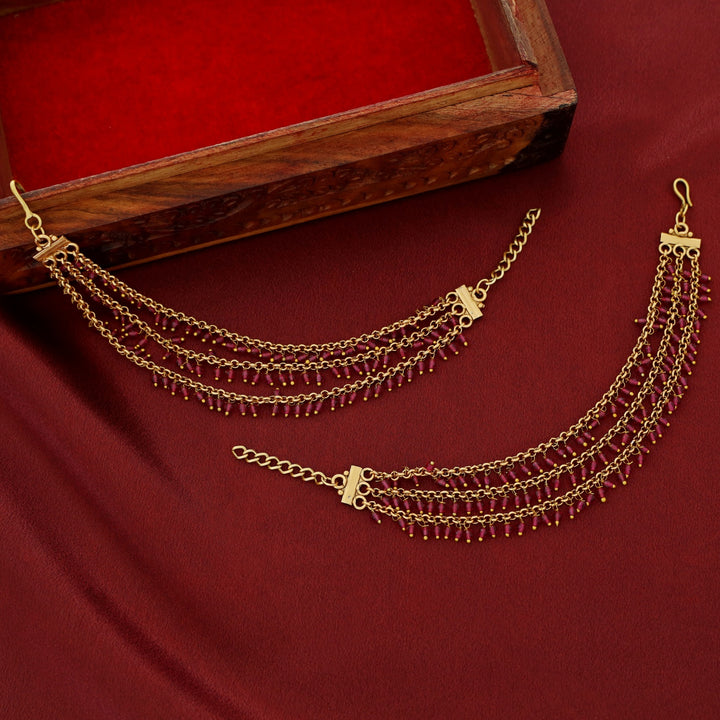 Pritha 3 Layer Ear Chain