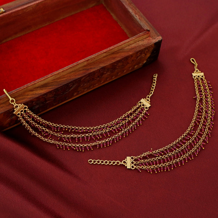 Pritha 3 Layer Ear Chain