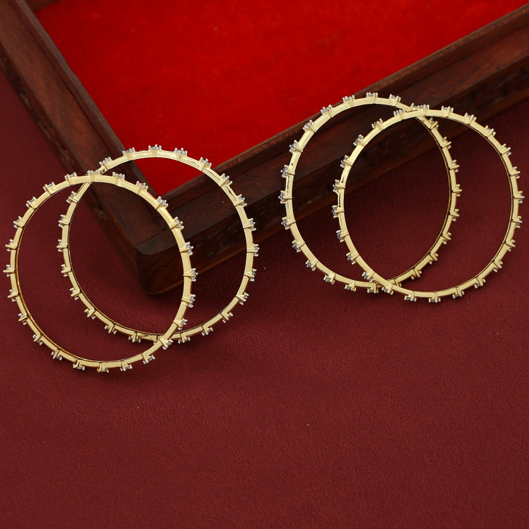 Nimika Stone Bangle ( Set Of 4 )
