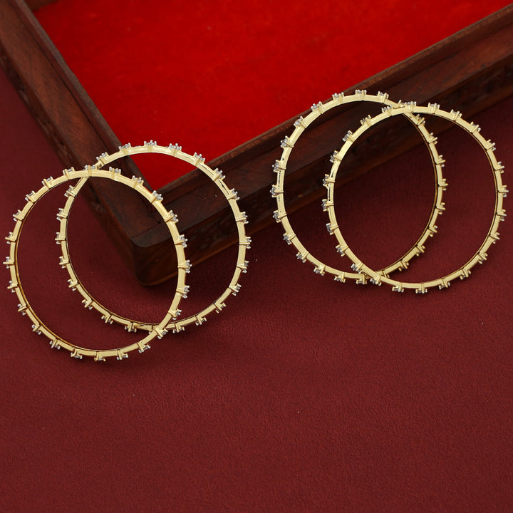 Nimika Stone Bangle ( Set Of 4 )