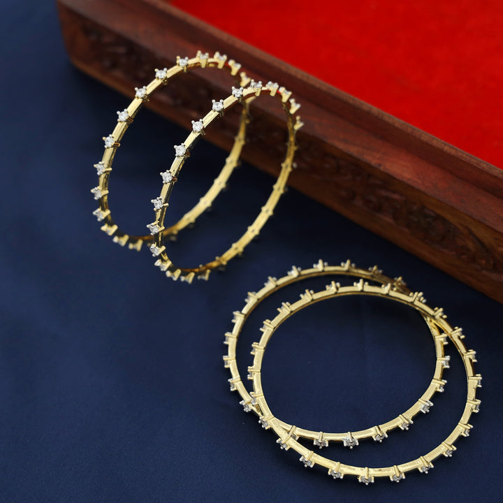 Nimika Stone Bangle ( Set Of 4 )