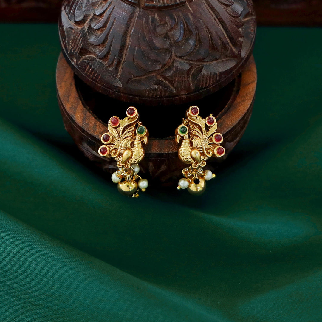 Vihank Devi Ball Pendant Wire Neckcuff With Earring