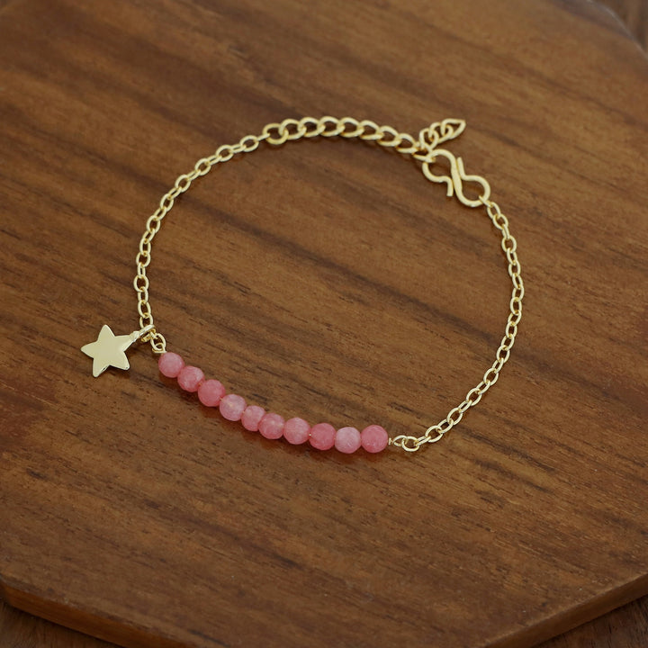 Zahrah Golden Star Beaded Bracelet