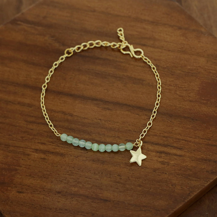 Zahrah Golden Star Beaded Bracelet