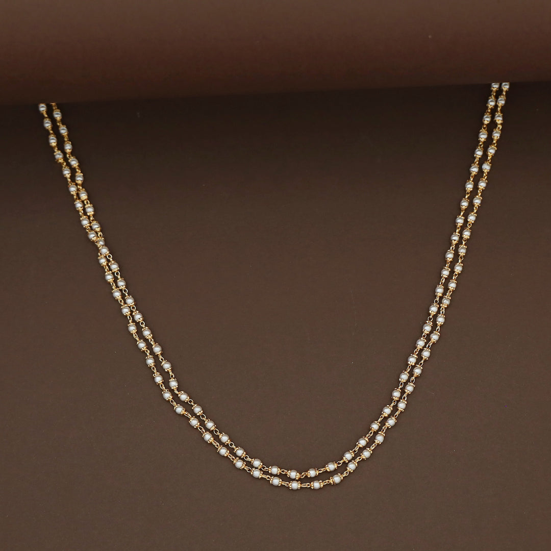 Harnika 2 Layer Pearl Beaded Neckpiece