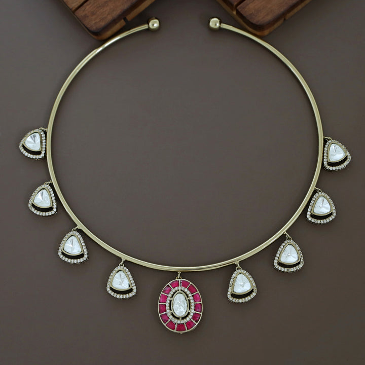 Lucille Kundan Neck Cuff