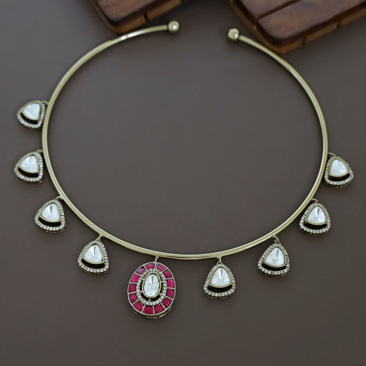 Lucille Kundan Neck Cuff