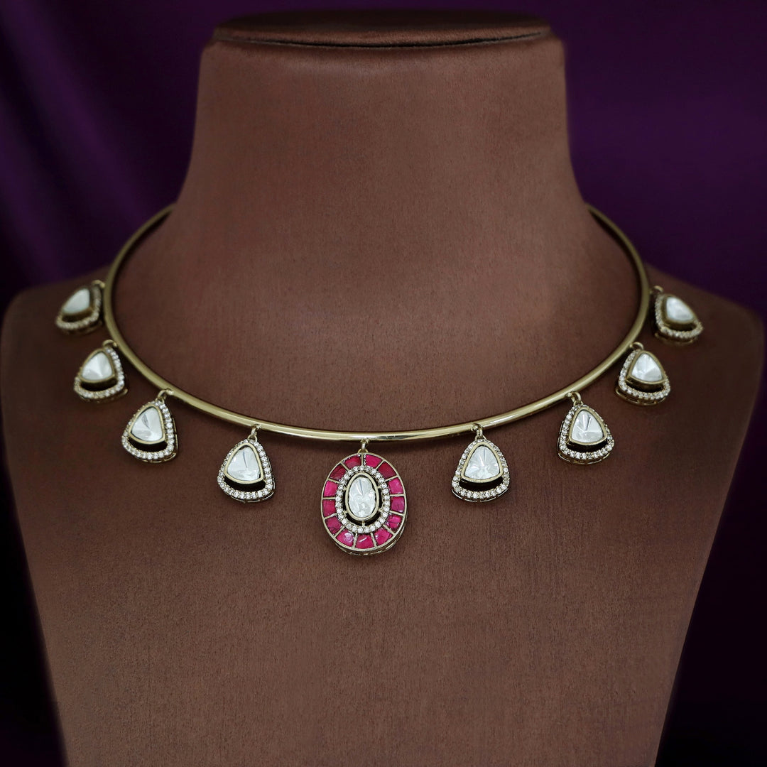 Lucille Kundan Neck Cuff