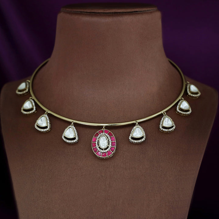Lucille Kundan Neck Cuff