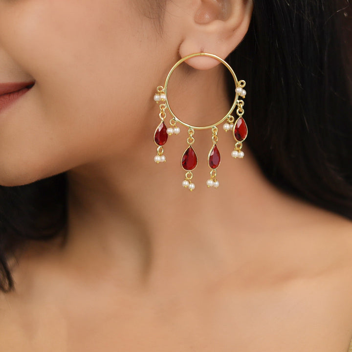Jazzlyn Glossy Pearl  Earring