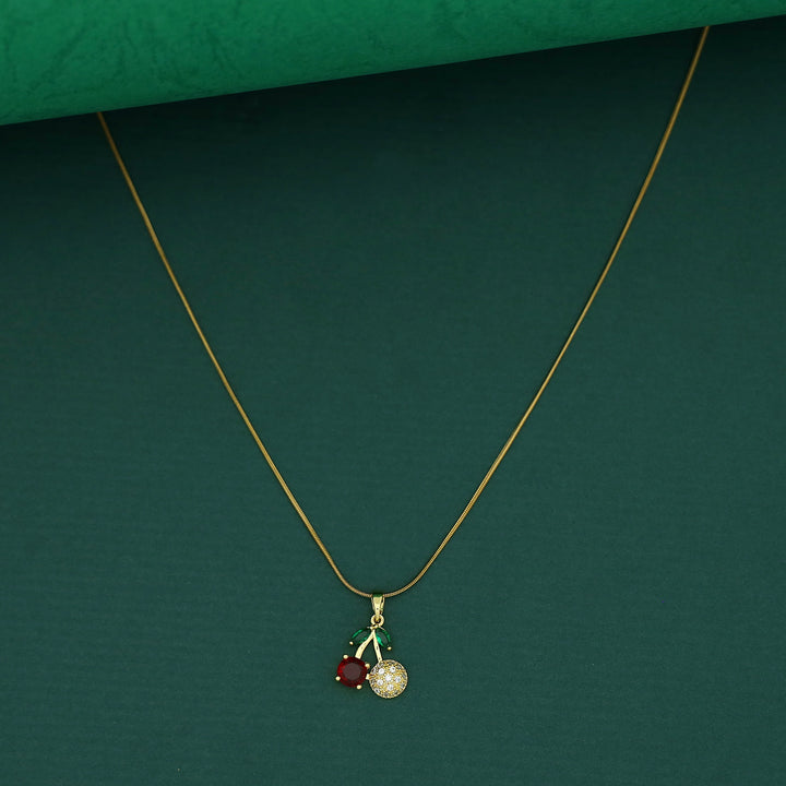 Cherry Glossy AD Stone Neckpiece