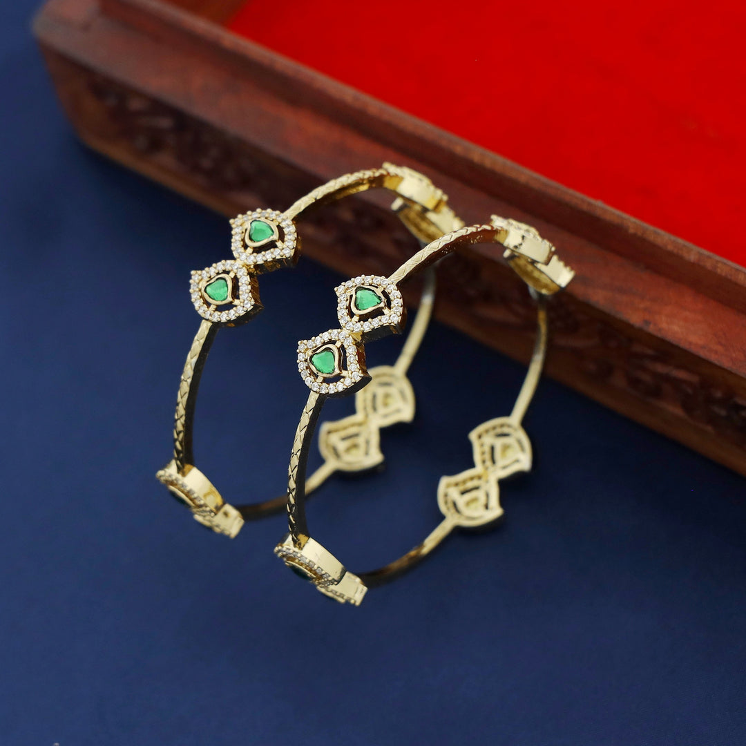 Rachika AD Stone Bangle (Set Of 2)