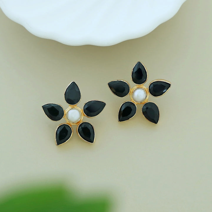 Glossy Temiya Flower Earring