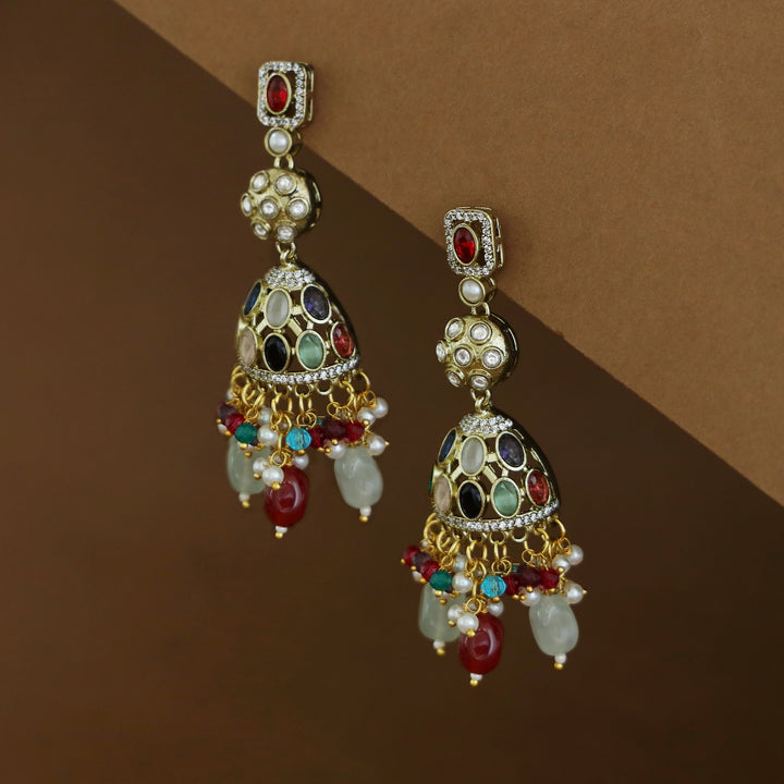 Janna Pearl Beaded Half Jhumka