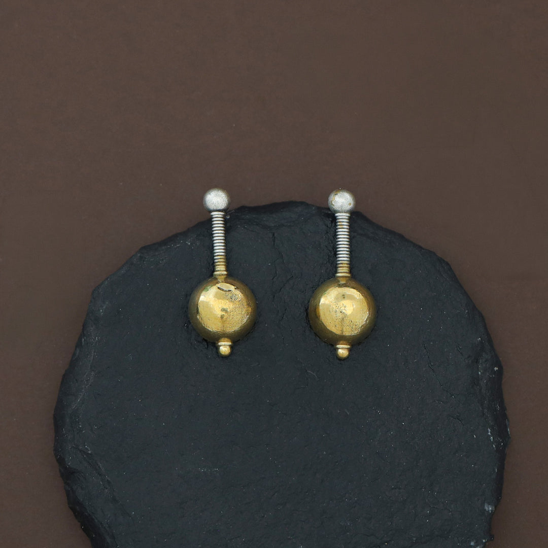 Aneira Dual Tone Antique Choker With Earring