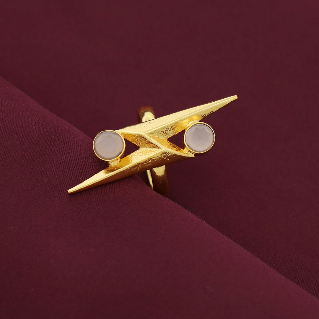 Isaline Lightning Dual Glossy Ring