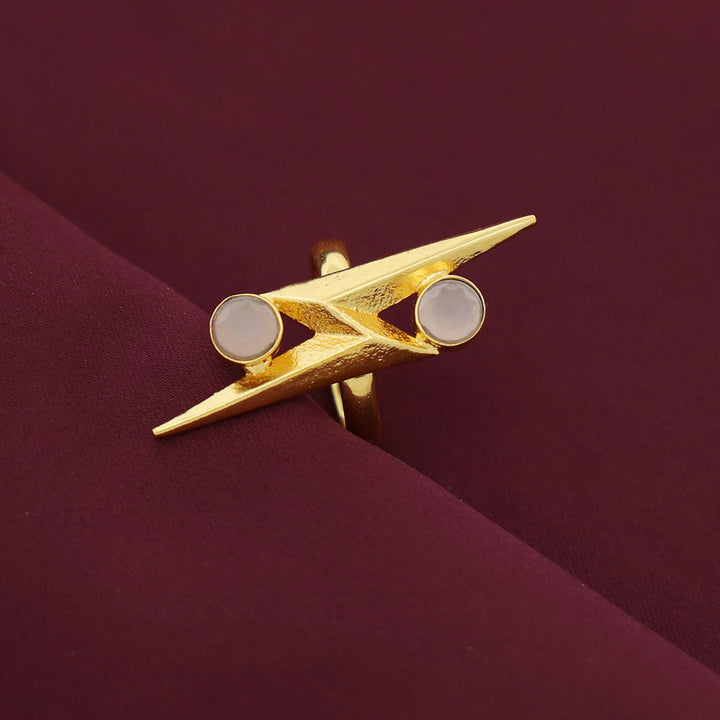 Isaline Lightning Dual Glossy Ring