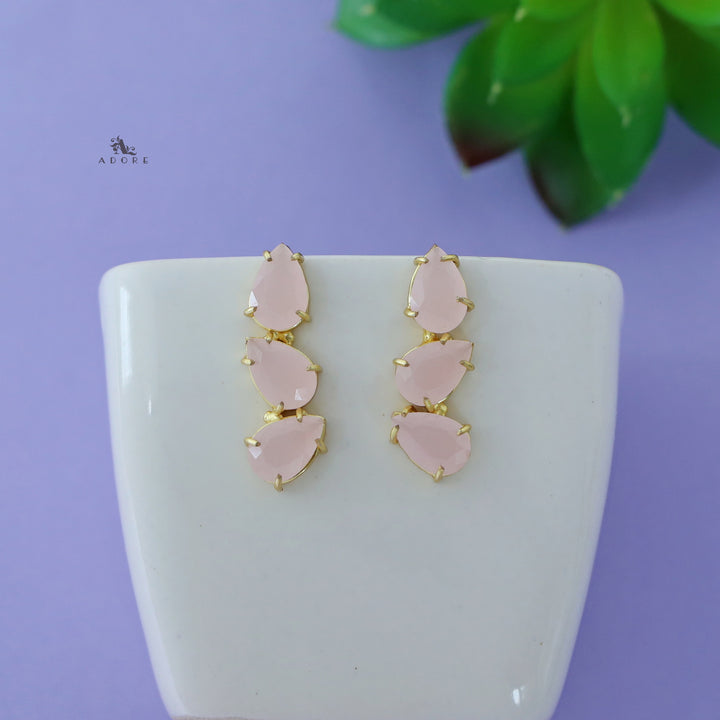 Hilaria 3 Stone Earring