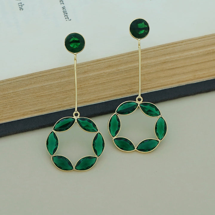 Celia Glossy Circle Stick Earring