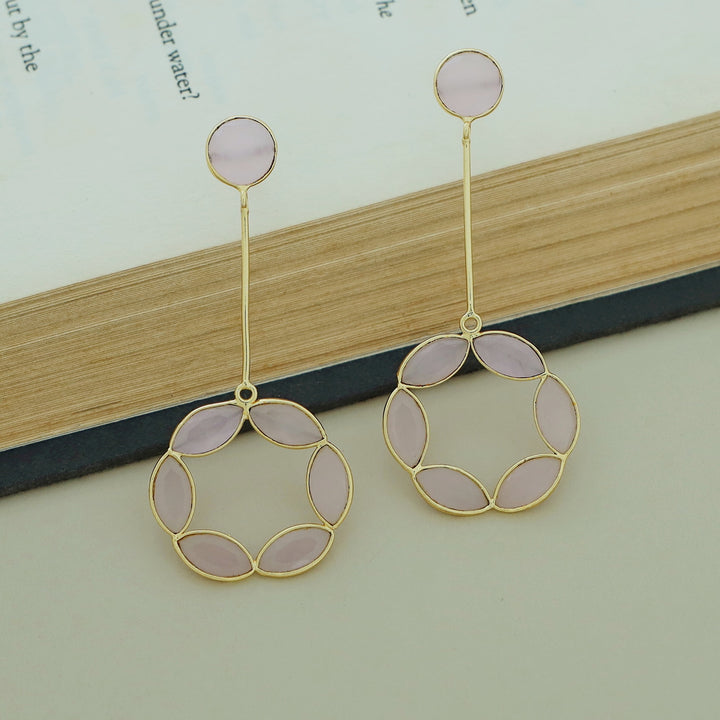 Celia Glossy Circle Stick Earring