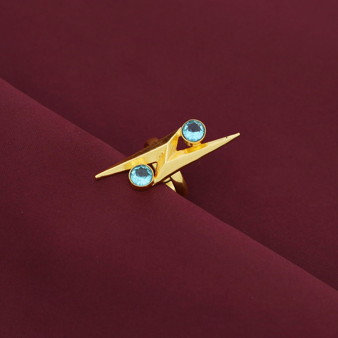 Isaline Lightning Dual Glossy Ring