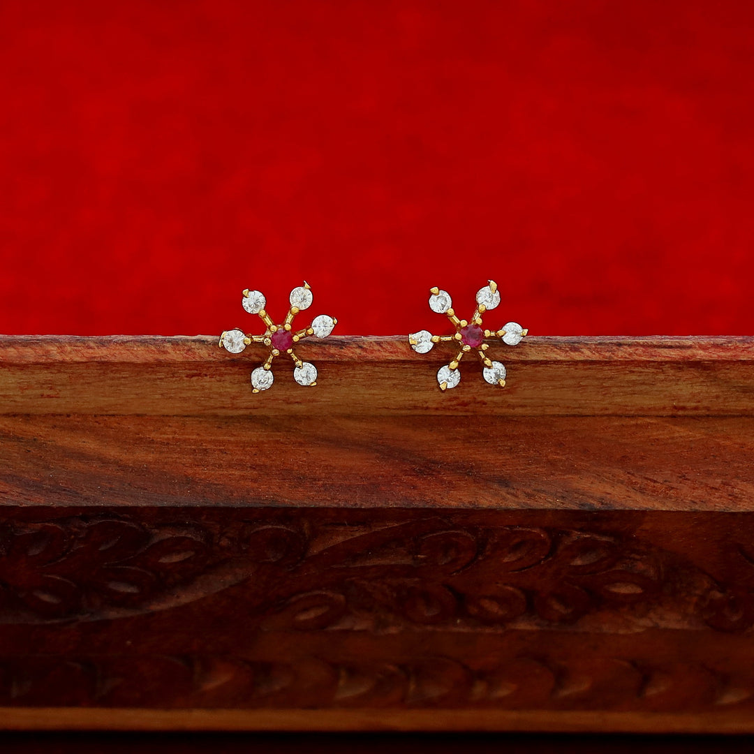 Janya Floral Bird 2 Layer String Neckpiece with Stud