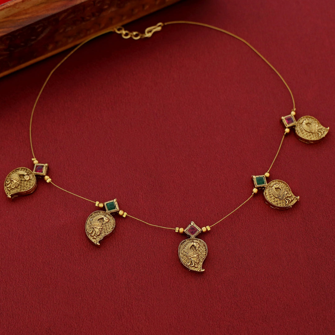 Brishti Devi Kemp Stone String Neckpiece