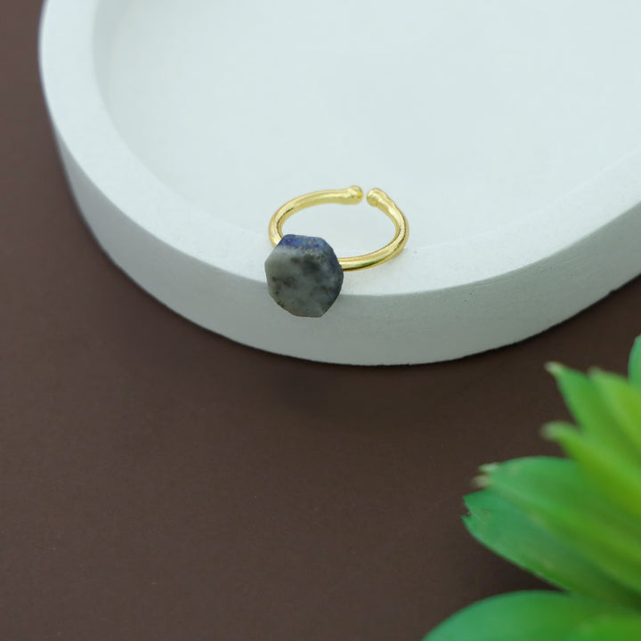 Mawar Raw Stone Ring