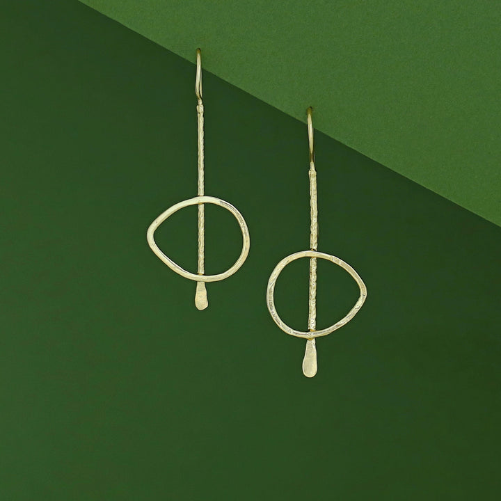 Dixiya Golden Hammered Drop