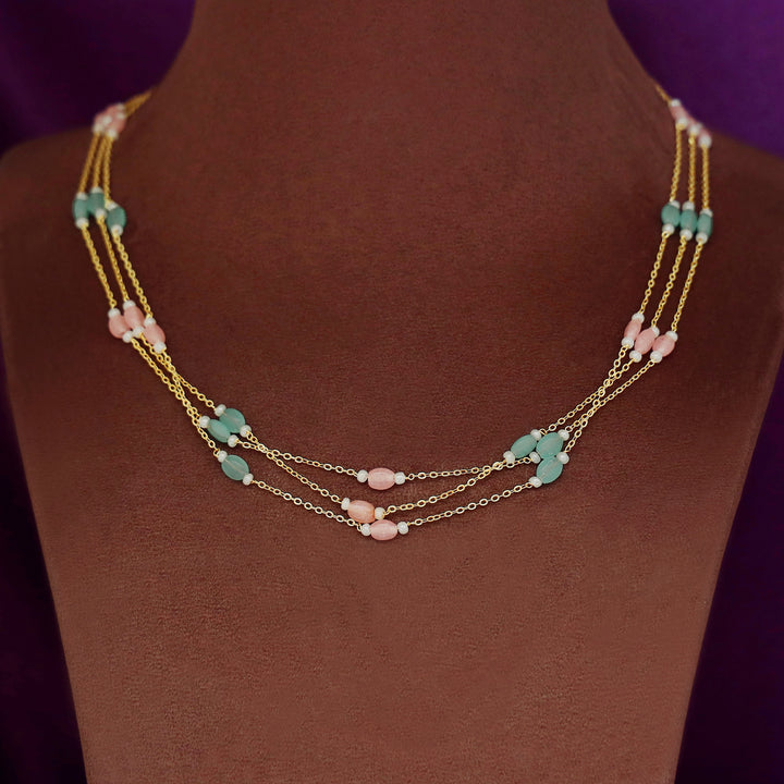 Tenile 3 Layer Beaded Neckpiece